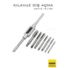 Endüstriyel Çelik Diş Açma Seti M3-M12 için İhtiyacınız Olan Tüm Araçlar