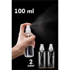100 ml Çiftli Sprey Şişe Seti - Hobi ve Ev Kullanımı İçin Pratik Sis Pompalı Boş Şişeler