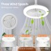 Led Işıklı Modern Tavan Vantilatörleri