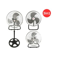 Fiev 3in1 Monofaze Vantilatör - 45 Cm Ayaklı-Duvar-Masa Tipi