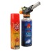 3'lü Profesyonel Pürmüz Seti - Torch Çakmak Bařlığı + 400 ml Kamp Gazı + 270 ml Çakmak Gazı