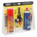 3'lü Profesyonel Pürmüz Seti - Torch Çakmak Bařlığı + 400 ml Kamp Gazı + 270 ml Çakmak Gazı