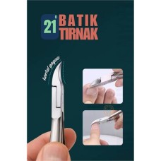 Paslanmaz Çelik Profesyonel Tırnak Batık Kesme Makası - Pedikür ve Manikür İçin