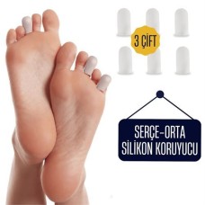 Parmak Koruma Silikon Aksesuar Seti