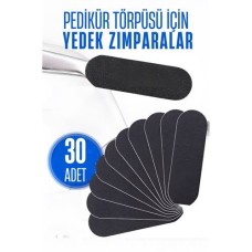 30'lu Yapışkanlı Pedikür Zımpara Kağıdı | Profesyonel Ayak Törpü Yedeği