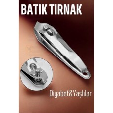 Ocean Solingen Batık Tırnak Makası - Eğimli Sivri Uç, Profesyonel Temizleme Aleti