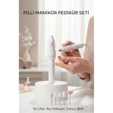 Güçlü Motorlu 5 Başlıklı Manikür ve Pedikür Kiti