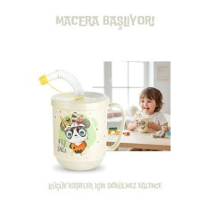 Çocukların Su İçme Keyfi: 350 Ml Pratik Pipetli Bardak