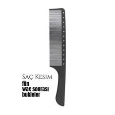 Bukleli Saç İçin Profesyonel Fön Wax Tarak Seti