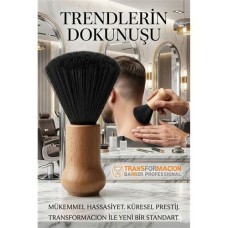 Lüks Berber Ense Fırçası - Profesyonel Ahşap Saplı & Yumuşak Kıllar