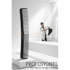 Profesyonel Kuaför Eğimli Saç Kesim Tarağı