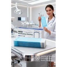 Otoklav İçin Kendinden Yapışkanlı Sterilizasyon Poşeti 200 Adet 9x26 cm
