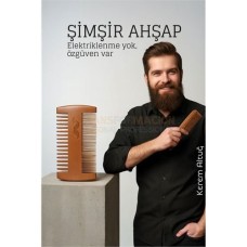 Antistatik Ahşap Sakal ve Bıyık Tarak Seti