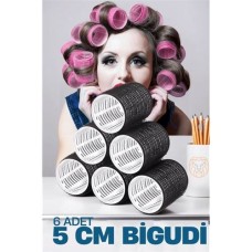 Pro Fön Bigudi Seti 6’lı – 5 cm Hacimli Bukleler İçin