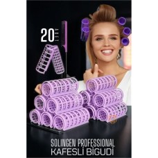 ✨ ProFlex Kuaför Bigudisi 2.5 cm - 20'li Paket Solingen Çelik