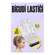 Perma Bigudi Seti 36 Adet - Profesyonel Bukle Lastikleri