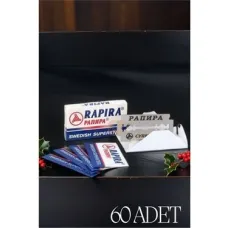 Rapira 60 Yaprak Tıraş Jileti - Profesyonel Kuaför Kalitesi