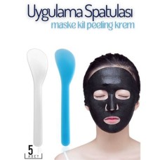 Profesyonel Maske Uygulama Spatulası Seti (5'li) - Pürüzsüz ve Hijyenik Makyaj