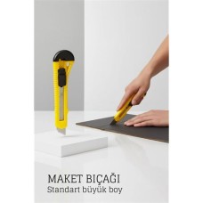 Profesyonel Ergonomik Maket Bıçağı - Büyük Boy