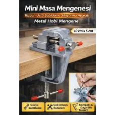 Mini Hassas Mengene 35mm - Hobi ve Model Atölyeleri için Taşınabilir Masa Mengenesi