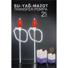 Akışkan Transfer Seti - 2'li Su, Yağ ve Mazot Pompası