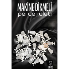28 Adet Makine Dikmeli Perde Düğmesi ve Rulet Seti - Şık ve Pratik Perde Aksesuarı