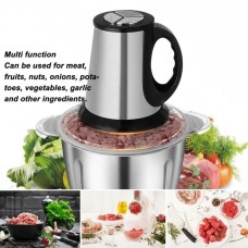 3.5 Litre Paslanmaz Çelik Kıyma Makinesi - Sebze Meyve Doğrayıcı Blender Seti