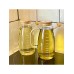 Doğal Bambu Kapaklı Cam Yağdanlık - 500 ml