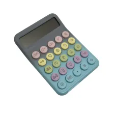 Mavi Yuvarlak Uçlu 12 Haneli Hesap Makinesi - Runzon RZ-822