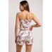 Hello Kitty Tarzında Renkli Askılı Pijama Takımı