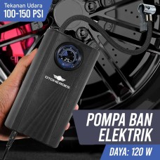 120W Kablolu Hava Kompresörü & Lastik Şişirme Pompası - SCK619-1 Siyah