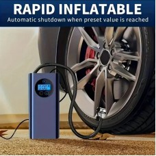 Akıllı LCD Ekranlı Taşınabilir Hava Kompresörü - 150 PSI Dijital Lastik Şişirme Makinesi
