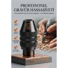 Otomatik Gravür Makinesi Pens Mandren Seti - 9/32 Inç Punta ve 723041