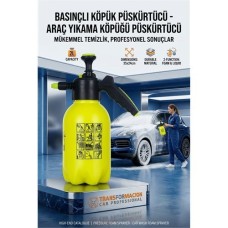 Mobil Araç Yıkama Kitleme & Kornektörlü Basınçlı Köpük Püskürtücü 1.5L