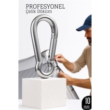 Dayanıklı Açılır Karabina - 10 Mm Güvenli Kilitli Tırmanış İçin