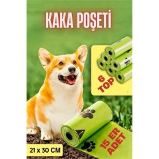 Premium Köpek Kaka Poşeti 90 Adet | Çevre Dostu Dışkı Temizleme Torbası
