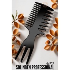 Profesyonel Afro Perma Tarağı ile Saç Şekillendirme