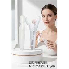 Hijyenik Kapaklı Diş Fırçası Kutusu - Şık Banyo Aksesuarı