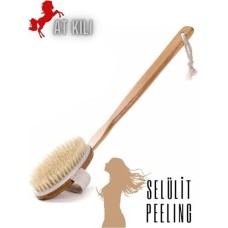 At Kılı Peeling Fırçası – Selülit Önleyici Kuru & Islak Fırçalama