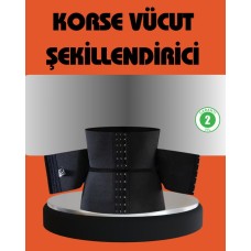 Kum Saati Görünüm Destekli Şekillendirici Bel Koruyucu Kemer