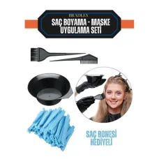 Profesyonel Saç Boyama Seti 24 Adet Saç Bonesi ile