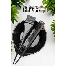 Profesyonel Saç Boyama Seti ✨ Fırça & Tarak & Krepe Seti