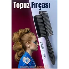Profesyonel 2 Yönlü Saç Topuz Fırçası – Hacimli ve Doğal Görünüm
