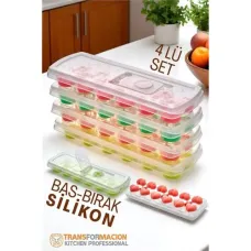 Buz Kutusu Silikon Kapaklı Pratik Şekillendirici