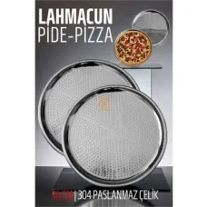 Dev Lahmacun Pizza Pide Tepsisi 36 cm 2'li Set ✨
