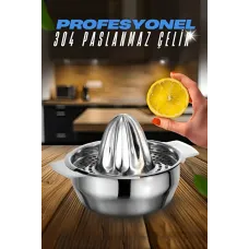 Profesyonel 304 Paslanmaz Çelik Limon Sıkacağı - El Tipi Narenciye Pres Makinesi