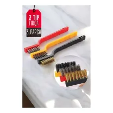 Üç Farklı Uçlu Mutfak Fırça Seti