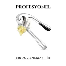 Premium Paslanmaz Çelik Sarımsak Ezici - Mutfakta Profesyonel Çözüm