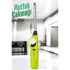 Premium Çakmak Barbekü Mum Mangal Ateşleme Uzun Saplı Mutfak Çakmağı