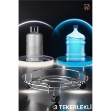 Pratik Tekerlekli Alüminyum Damacana Altlığı – Taşıma Kolaylığı
